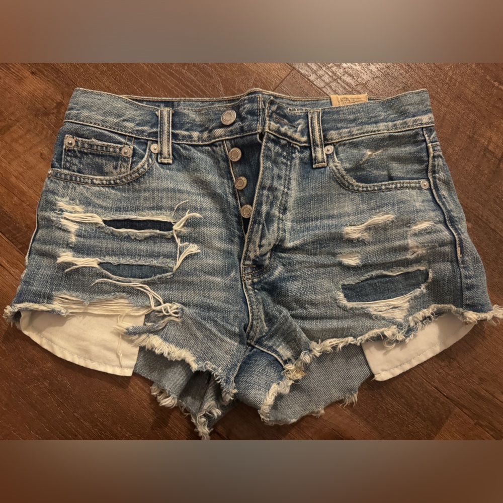 American Eagle Outfitters vintage hi-rise festival denim shorts